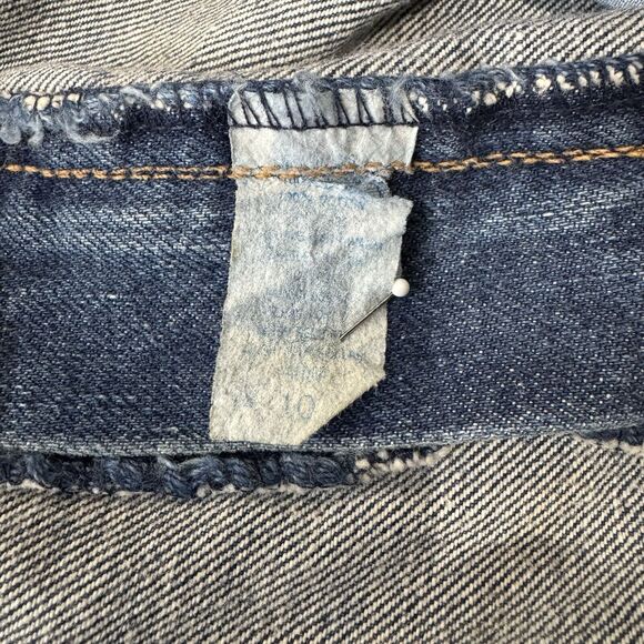 vintage Polo Ralph Lauren Skirt Womans 10 Jean Mini Blue Denim Union Made - Picture 10 of 10